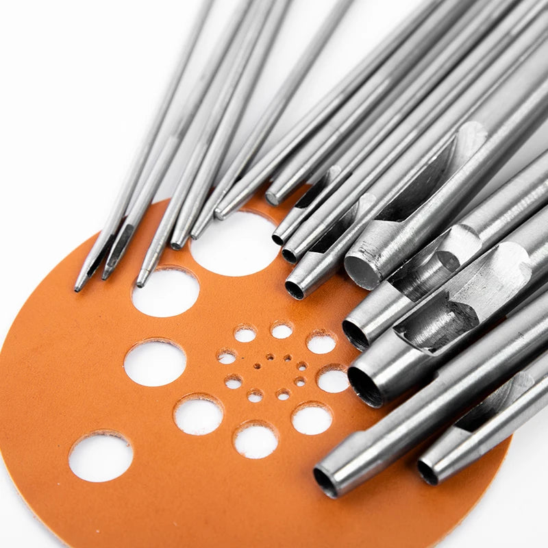 Hollow Punch Set for Leather Craft and Fabric Projects