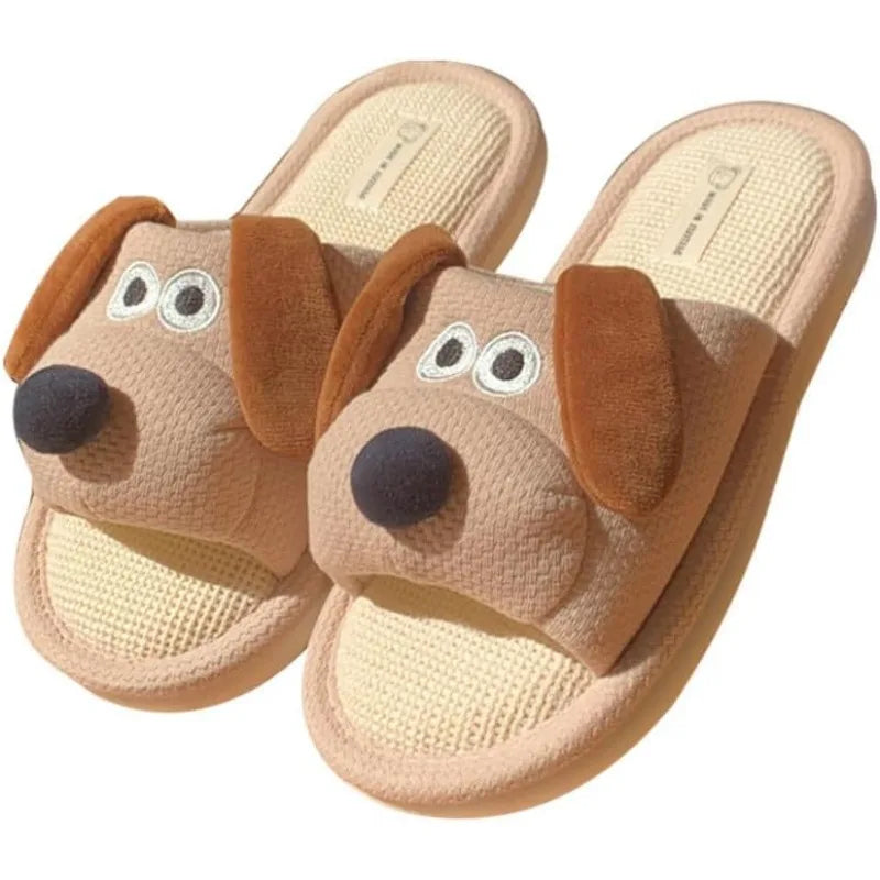 CN Fujian Cute Cartoon Animal Slippers For Women Indoor