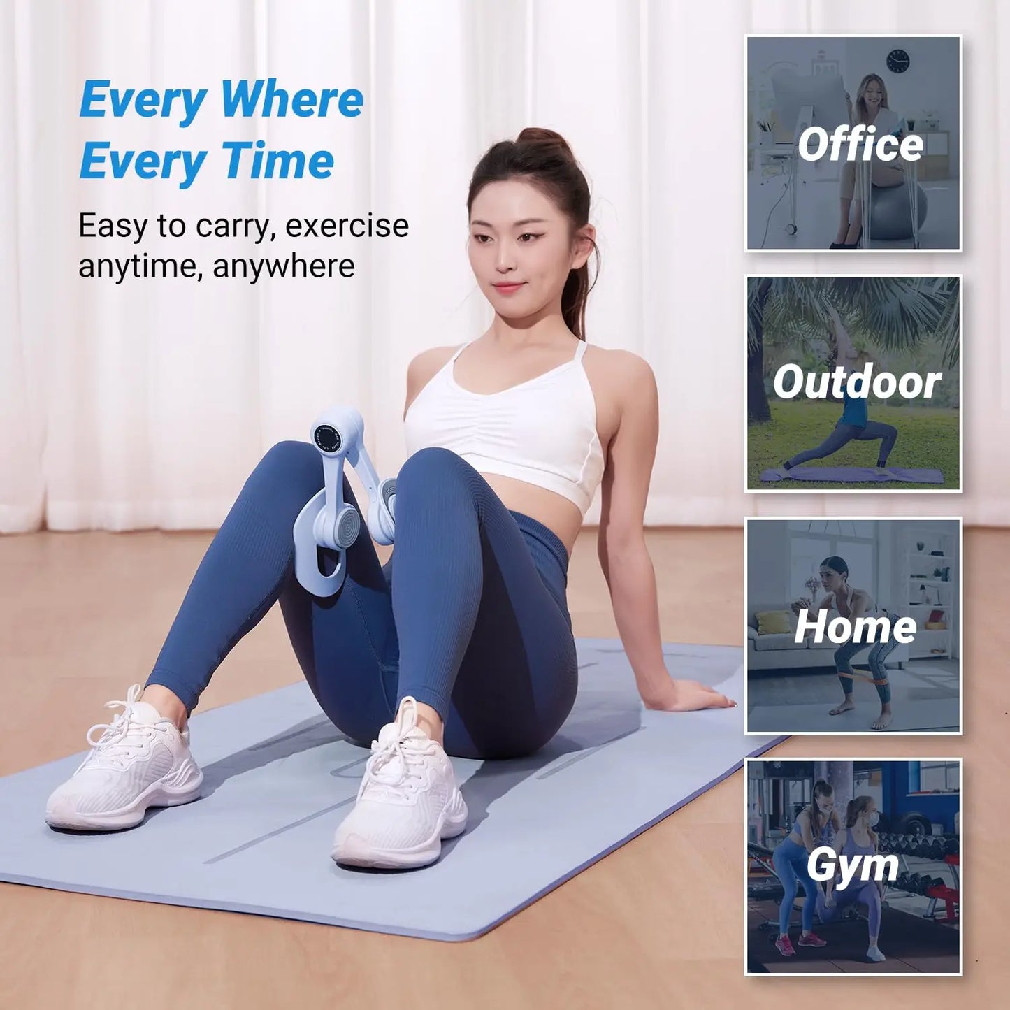 MERACH Thigh Trainer Pelvic Floor And Inner Thigh Exercise