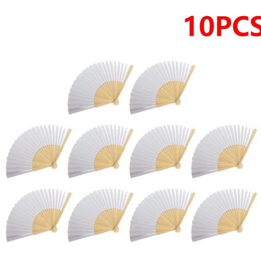 DIY Bamboo Folding Fan for Calligraphy and Wedding Decor
