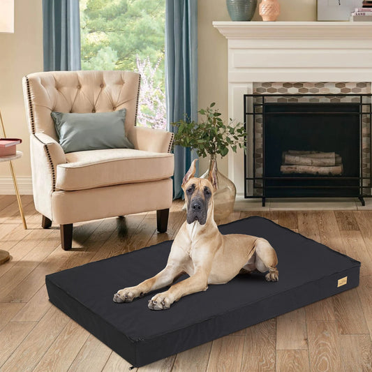 BINGOPAW Orthopedic Dog Bed with Waterproof Lining and Non-Slip