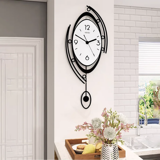 Modern Minimalist Clock Design Nordic Silent Circular Wall Clock