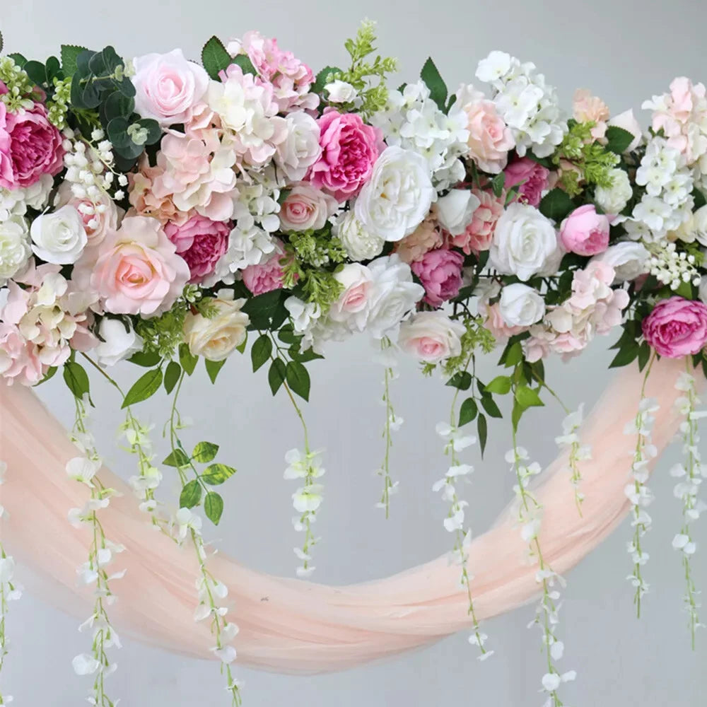 CN Sichuan Silk Rose Backdrop for Wedding Floral Wall Decor