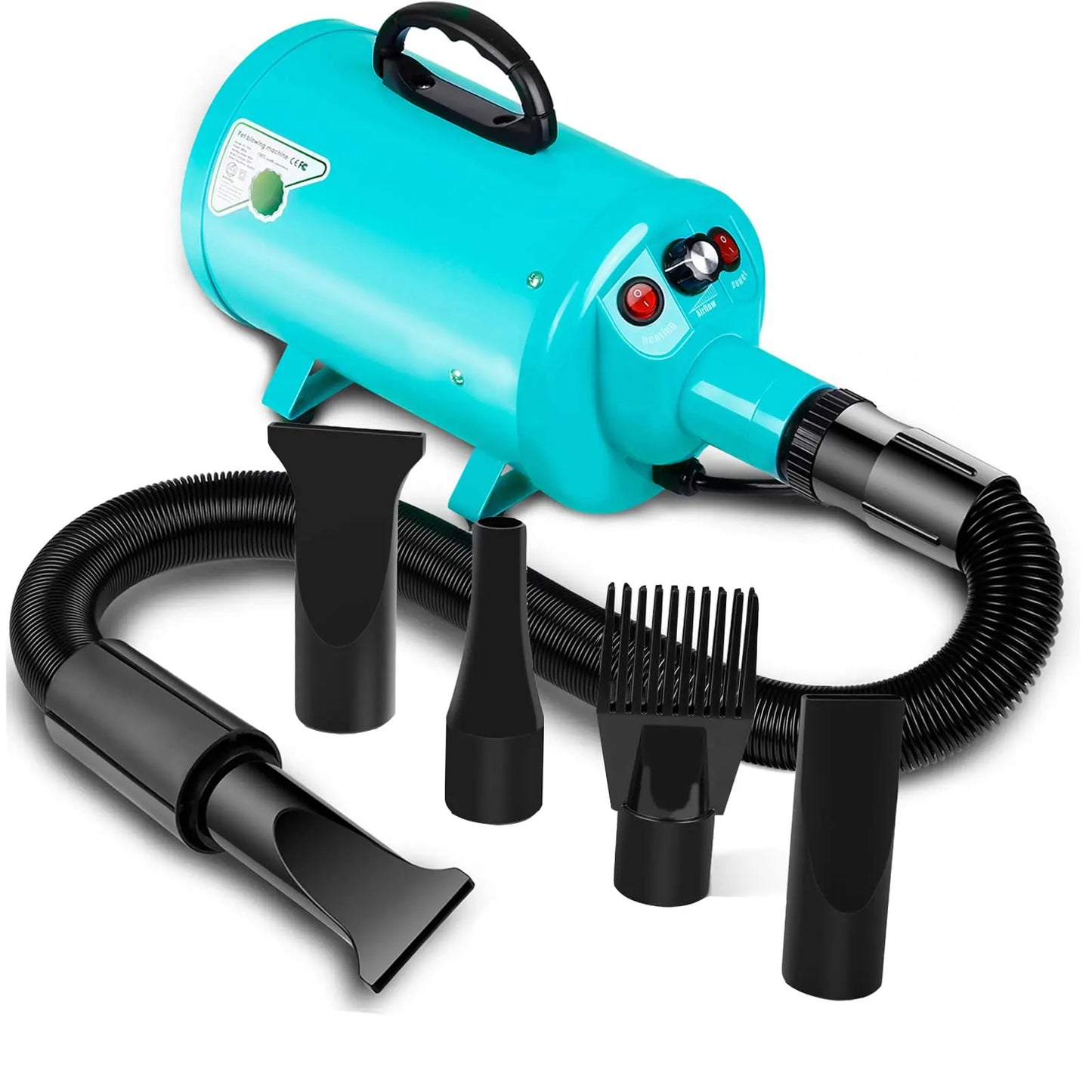 Dog Hair Dryer 2800W High Velocity Pet Grooming Blower Pro