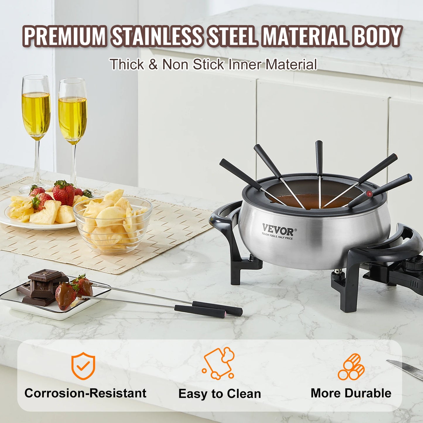 3 Qt Electric Chocolate cascade Melting Pot