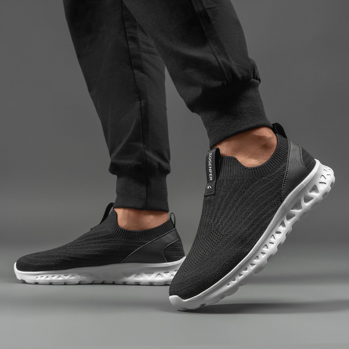 Men Walking Shoes Hands Free Slip