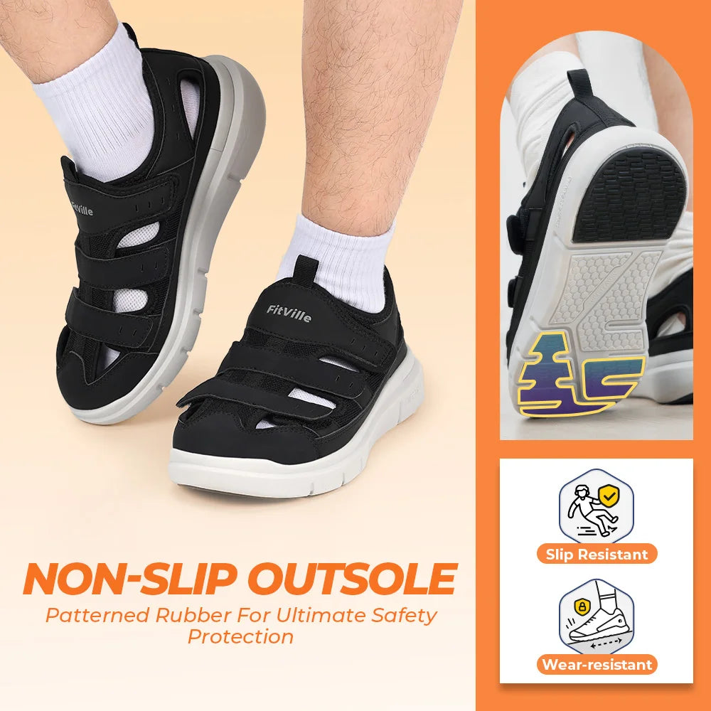Creative Connections Hub Mens Summer Sandals Arch Support