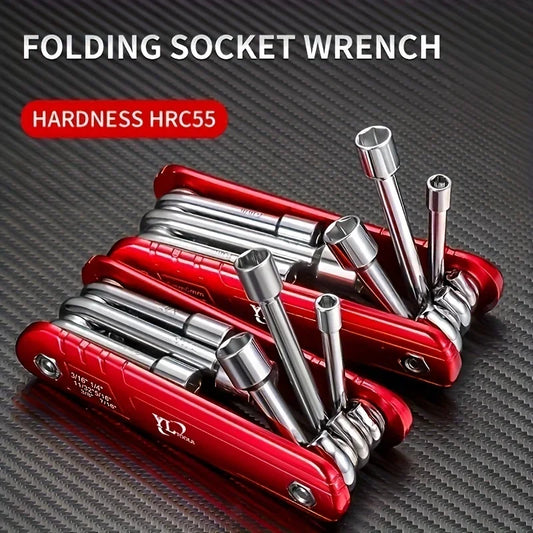 Creative Connections Hub Tool Set Folding Socket Wrench