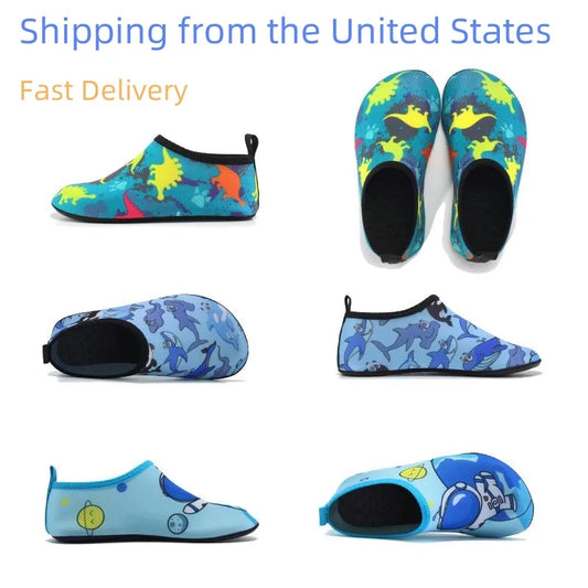 Comfytrip Kids Water Shoes Quick Dry Non Slip Soft Sole