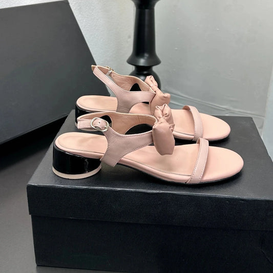 New Women's Genuine Leather Sandals with Super High Heels Wedge Flat Platform Pumps Size 35 to 41 Designer Shoes