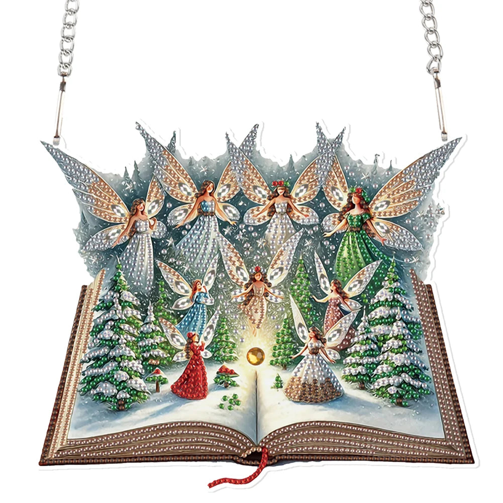 Alloet Acrylic Diamond Painting Hanging Ornaments Kit 5D