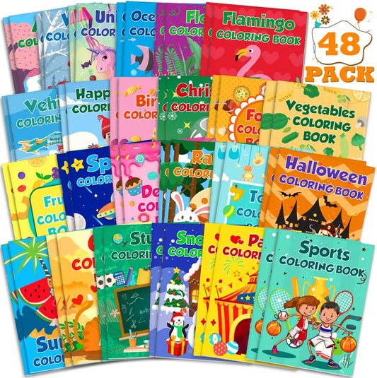 Bulk Mini Coloring Books for Kids Great for Parties and Classrooms
