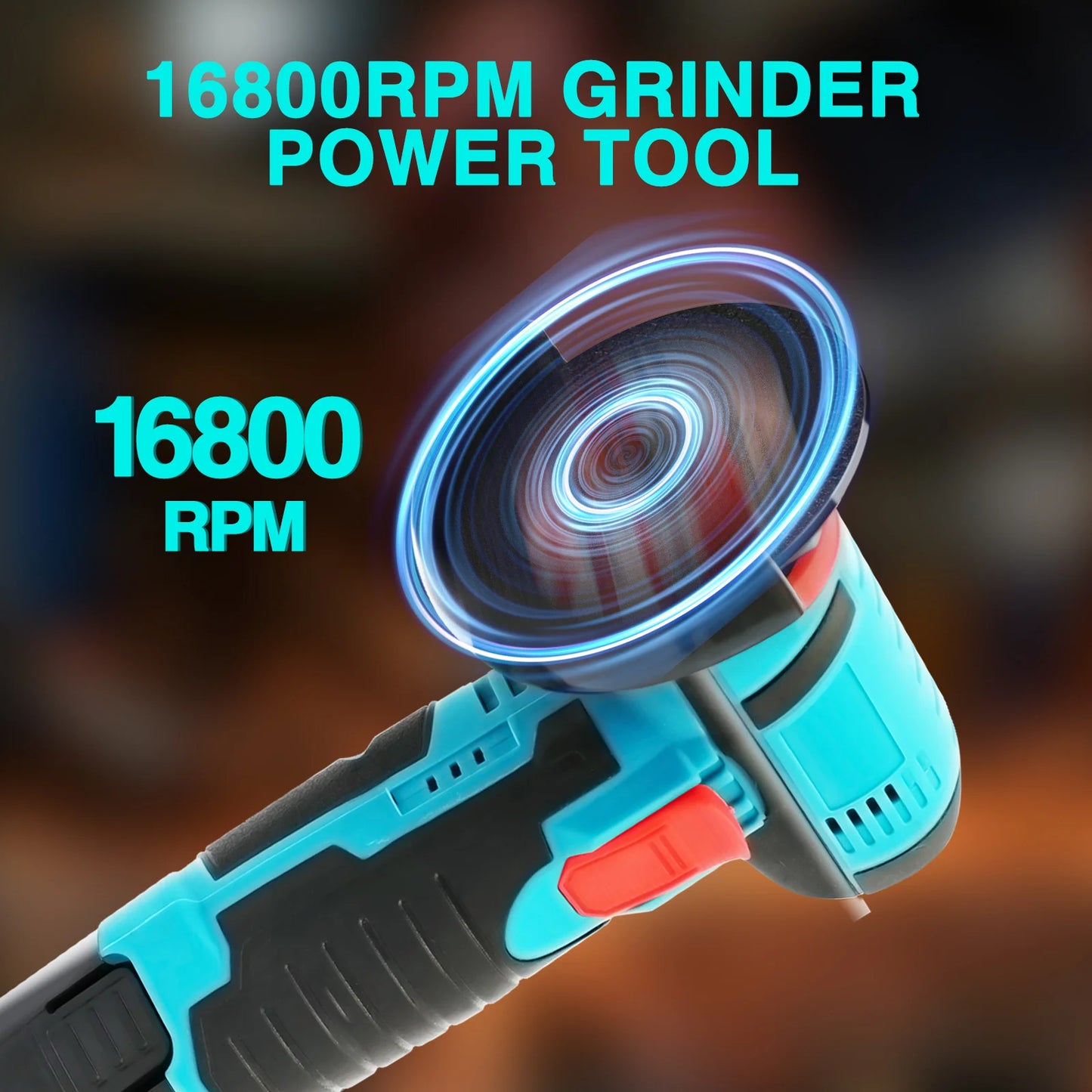 Cordless Angle Grinder and Car Polisher with Brushless Motor
