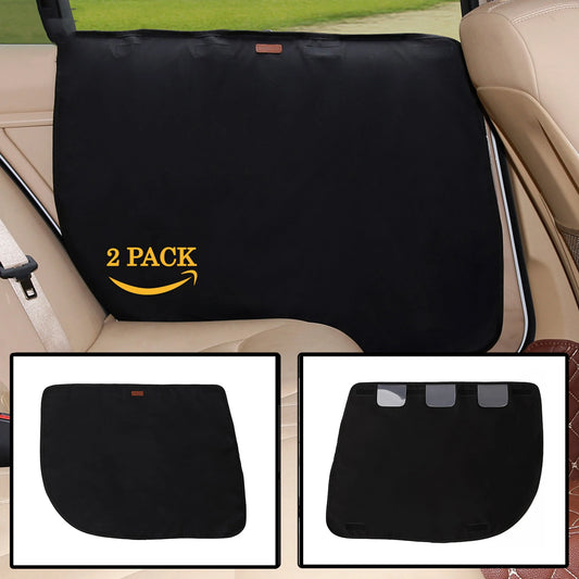 2 Pack Dog Car Door Protector Waterproof Pet Car Door Cover Anti Scratch Vehicle Door Guard for Dogs
