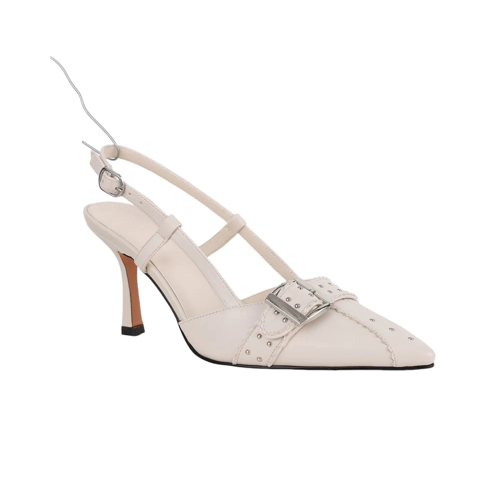DoraTasia French Concise Pointed Stiletto Sandals For Women