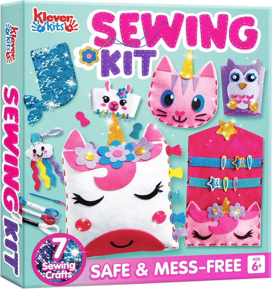 Joyfy My First Kids Sewing Kit With 7 Easy Projects