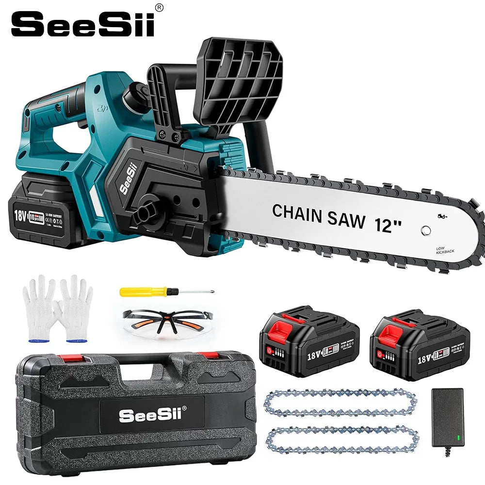 12-Inch Brushless Electric Chainsaw