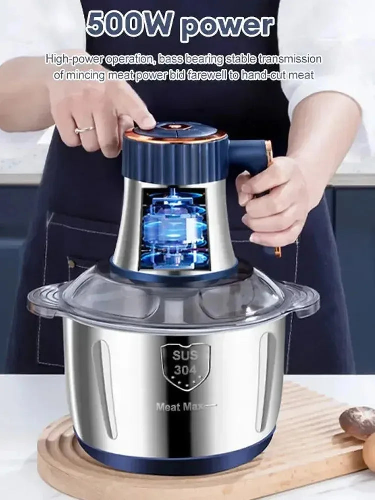 Multifunctional Electric Meat Grinder and Food Processor System