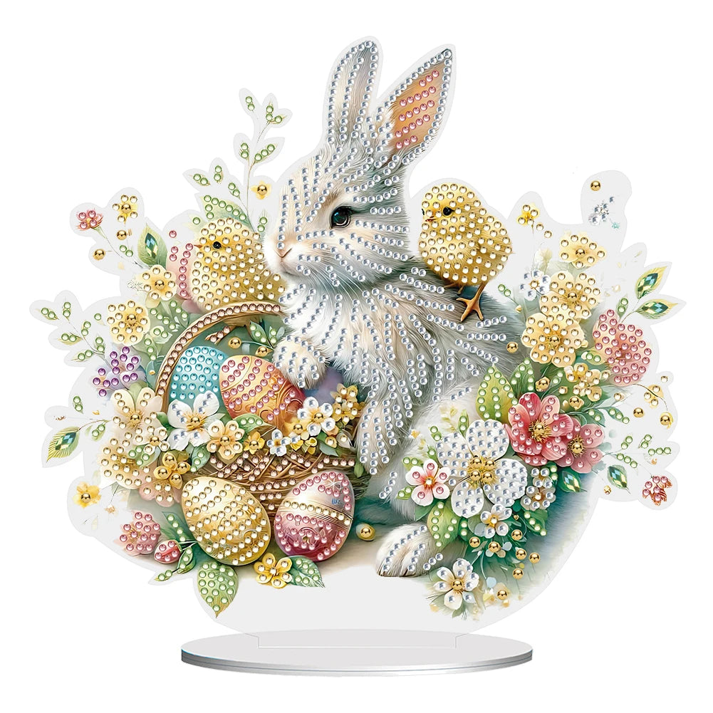 Easter Themed 5D Diamond Art Kit for Creative Tabletop Decor