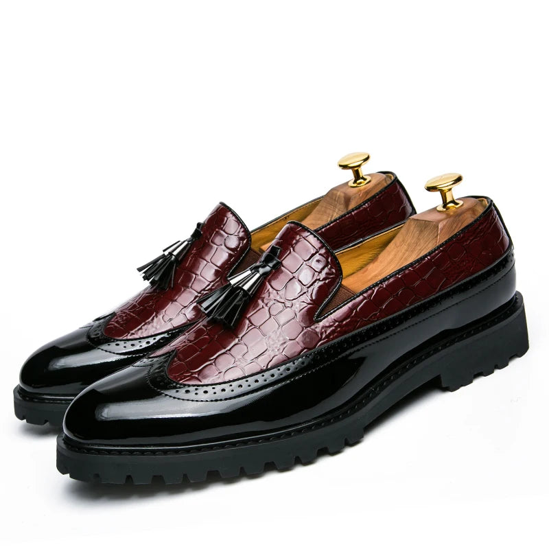 Men's Loafers, Fashionable Low Cut Breathable Formal Shoes