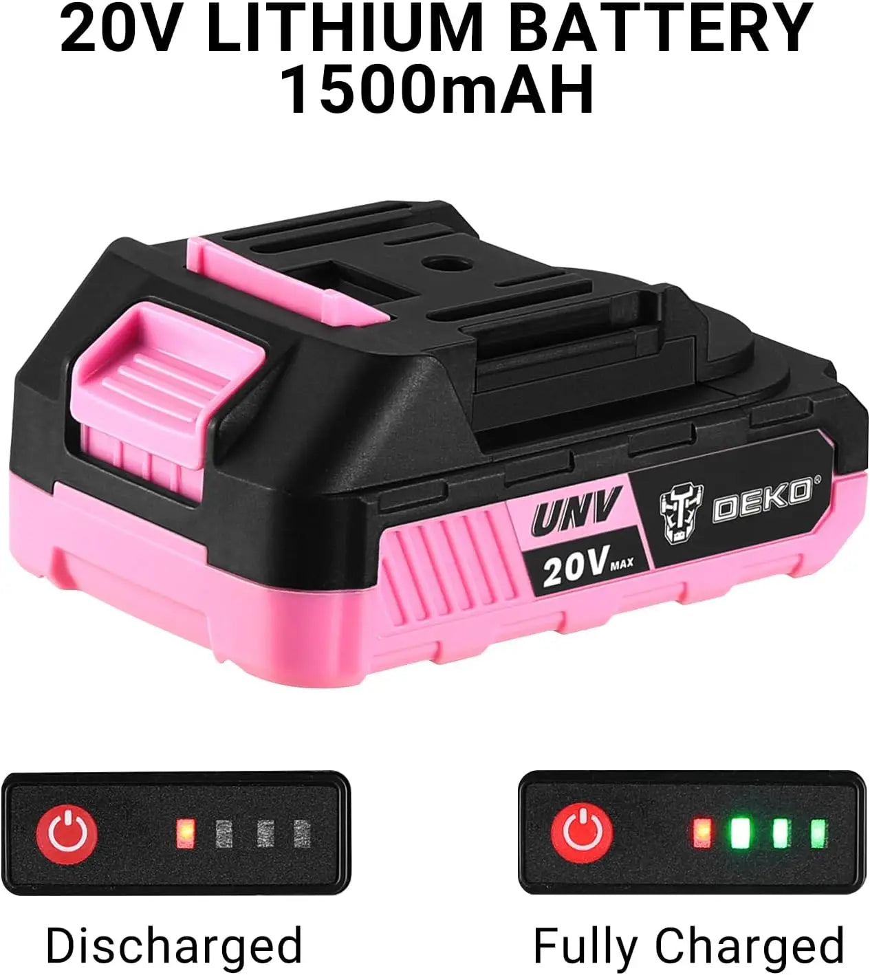Power Drill Cordless: Pink Cordless Drill 20V