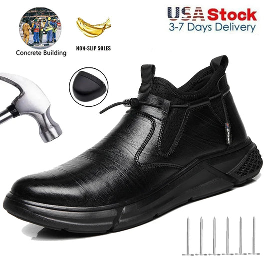 Steel Toe Waterproof Work Boots