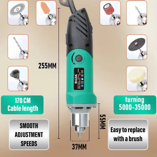 HILDA 500W 6-Position Engraver Electric Drill Multi-Tool
