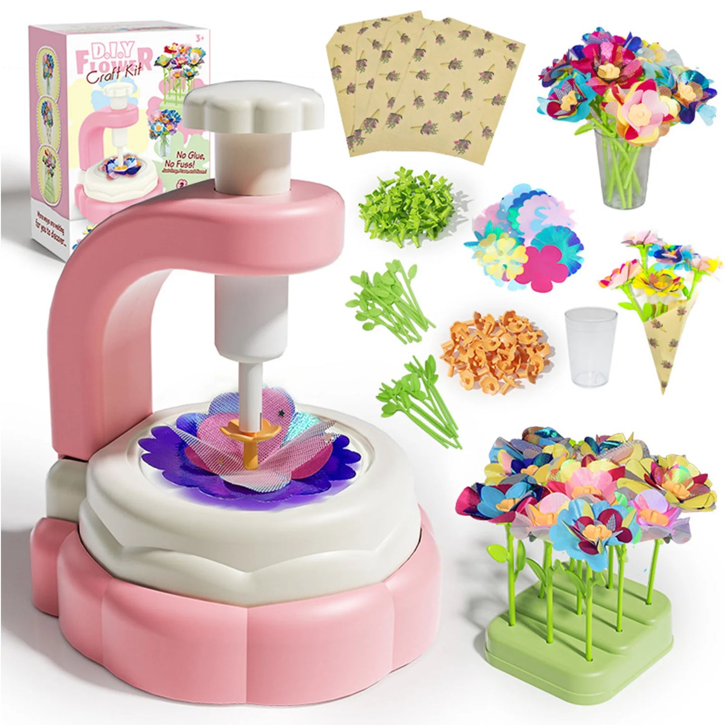 Hign Concerned Chemical DIY Flower Craft Kit For Girls