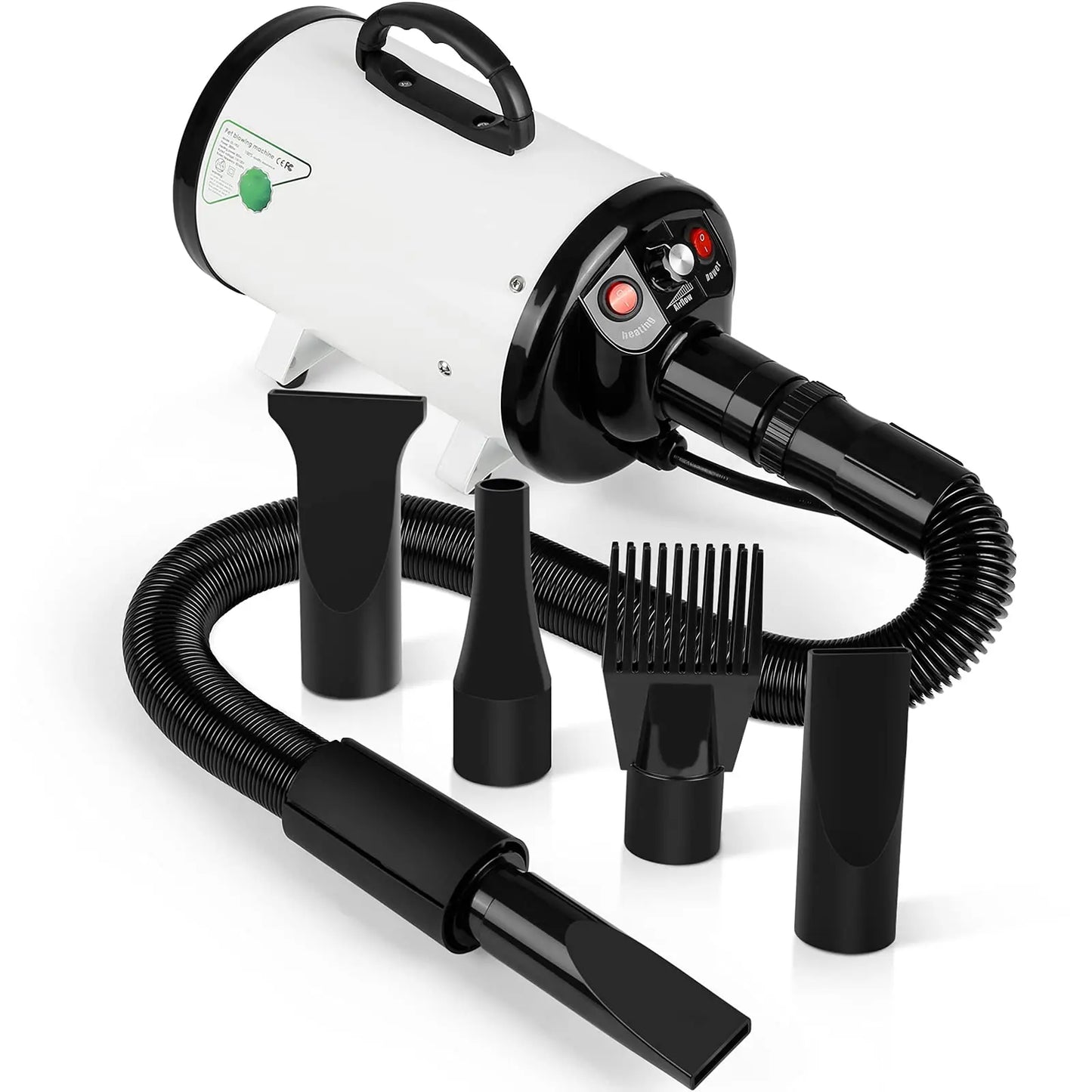 Dog Hair Dryer 2800W High Velocity Pet Grooming Blower Pro