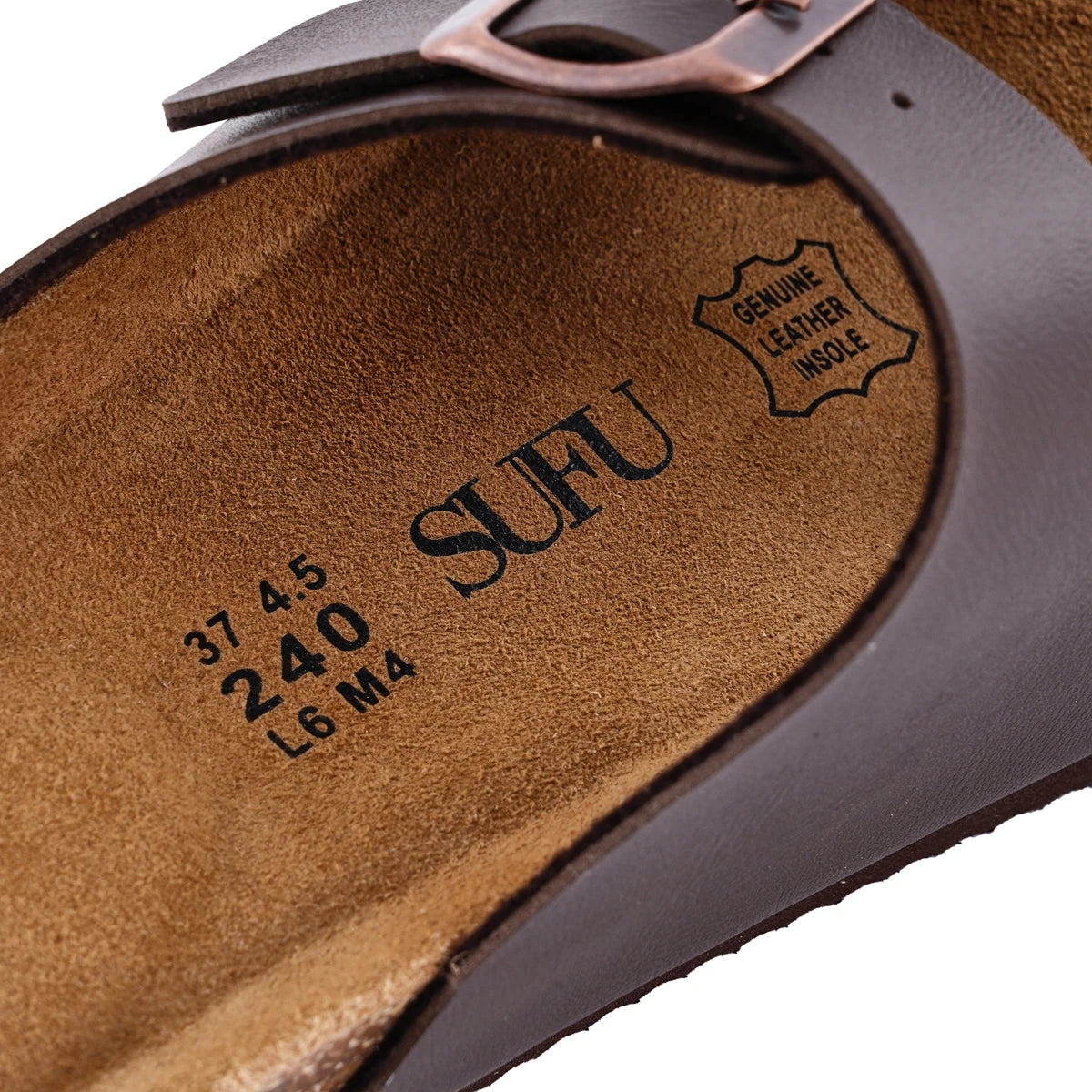 Spring Summer Soft Footbed Leather Sandals Women