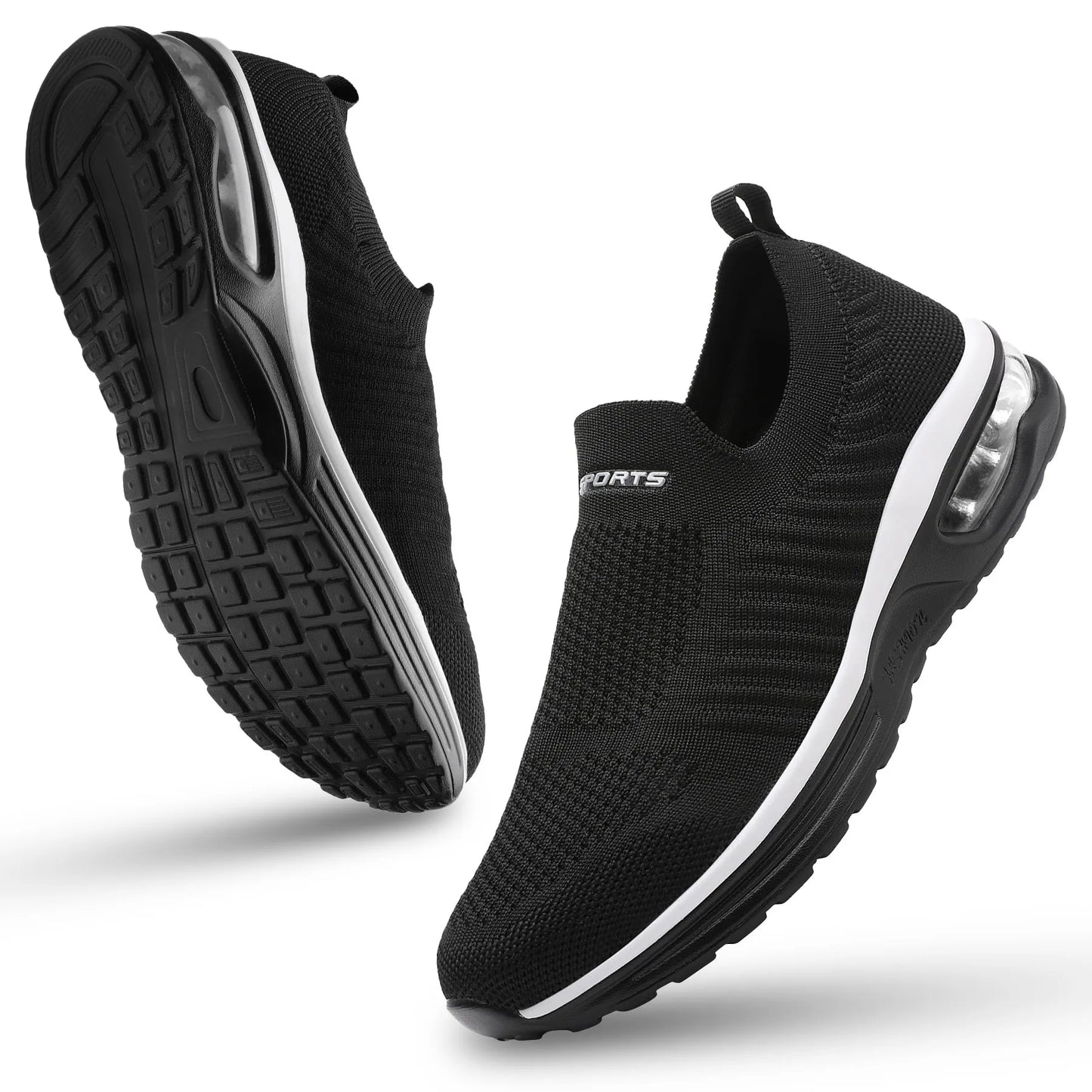 Womens Slip On Sneakers Lightweight Running Shoes For Gym