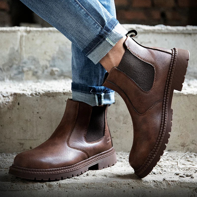 Men's Indestructible Steel Toe Safety Boots Puncture Proof Work Shoes Protective Footwear