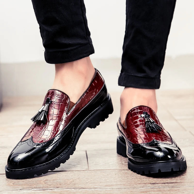 Men's Loafers, Fashionable Low Cut Breathable Formal Shoes