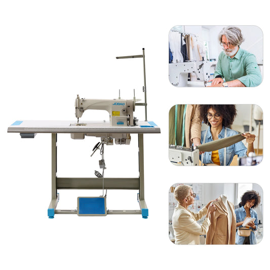 110V 500W Industrial Sewing Machine Adjustable Stitch Length