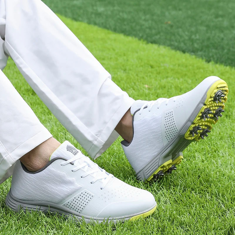 Men Golf Shoes Spiked Sneakers Anti Slip Footwear Pro