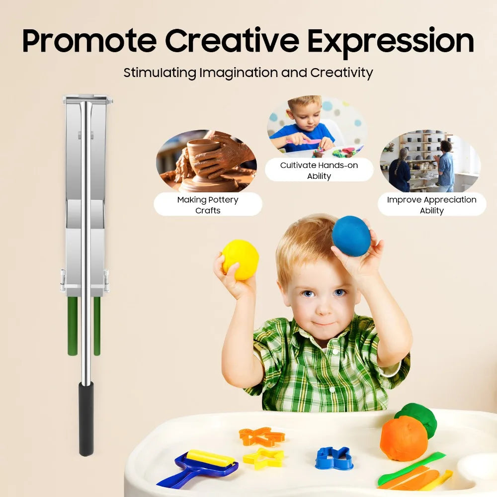 Hign-concerned Wall Mounted Stainless Steel Clay Extruder Tool
