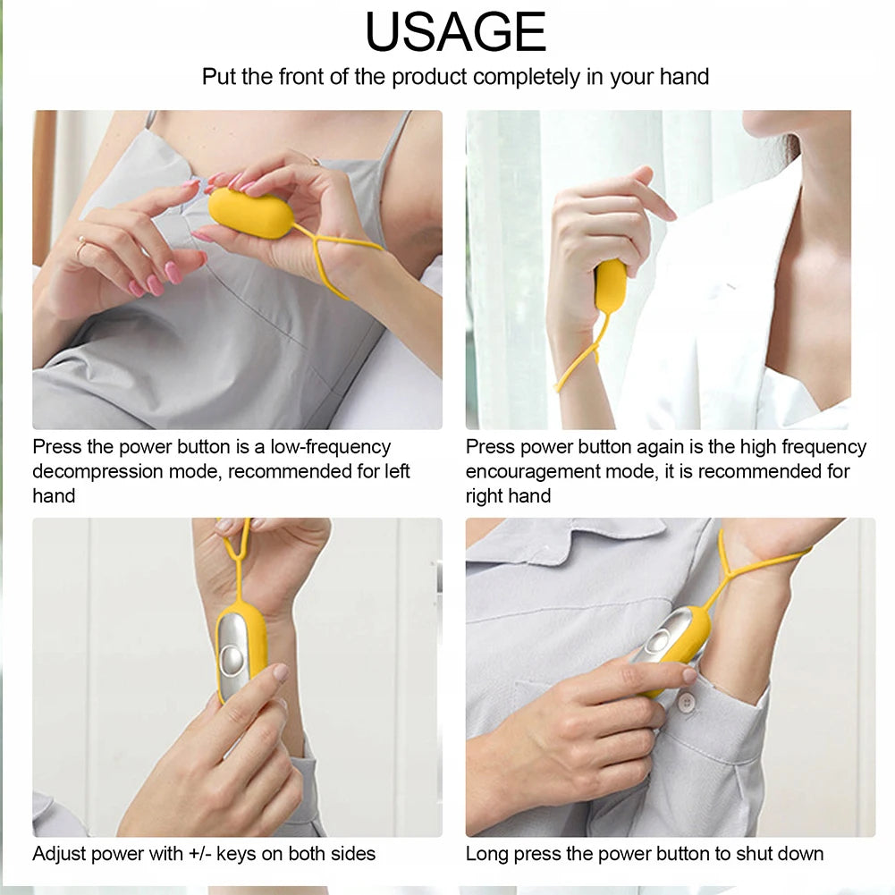 Handheld Micro-Current Device for Anxiety Relief and Relaxation