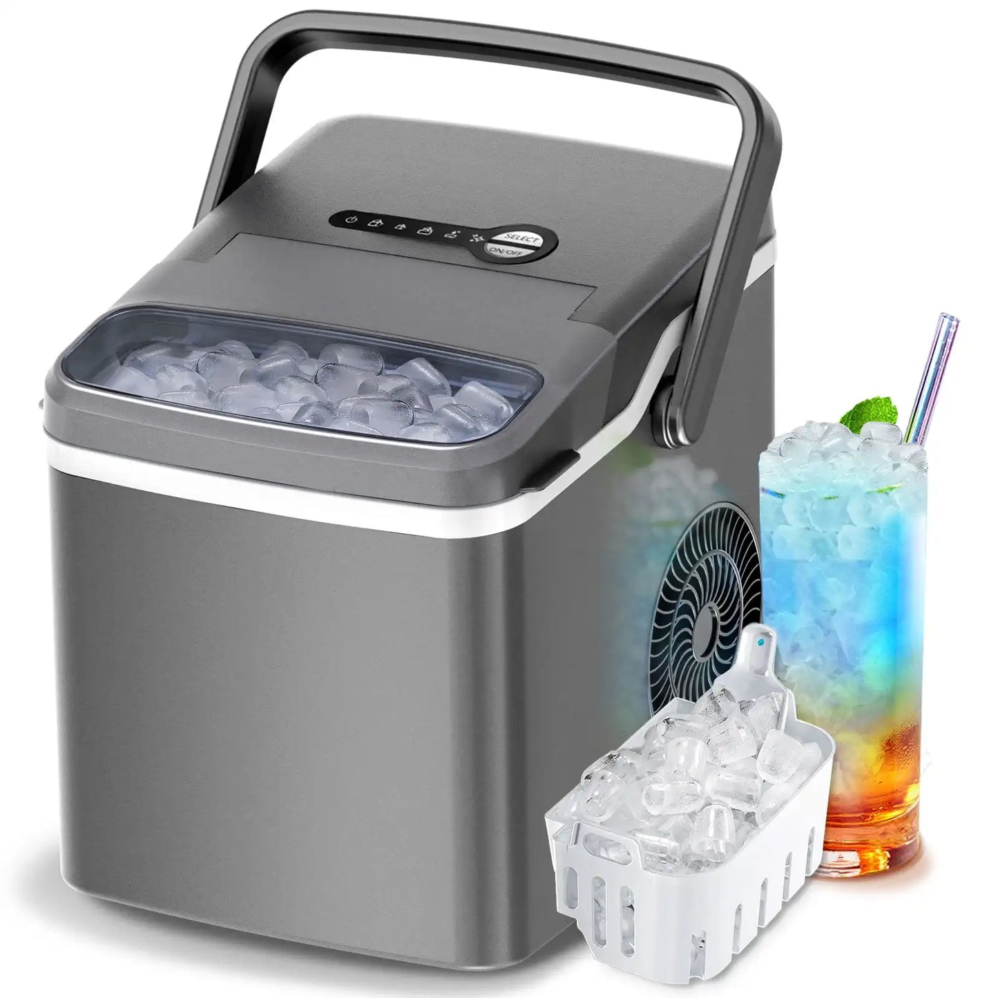 Creative Connections Hub Auseo Portable Ice Maker Premium