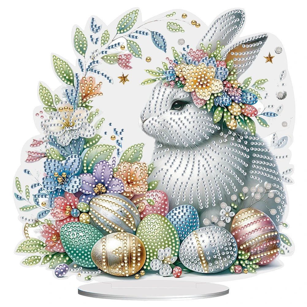 Easter Themed 5D Diamond Art Kit for Creative Tabletop Decor