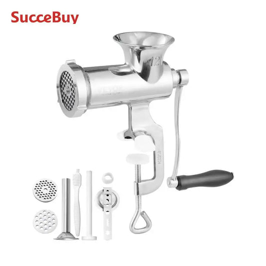 Manual Stainless Steel Meat Grinder for Home Sausage Making