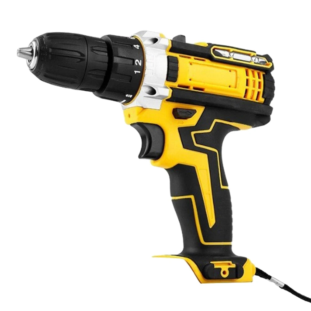 21V Cordless Drill 3/8 Inch Keyless Chuck Electric Drill 25 Plus 1 Clutch Max Torque 25 Plus 1 Nm Two Variable Speed for Home DIY and Repair