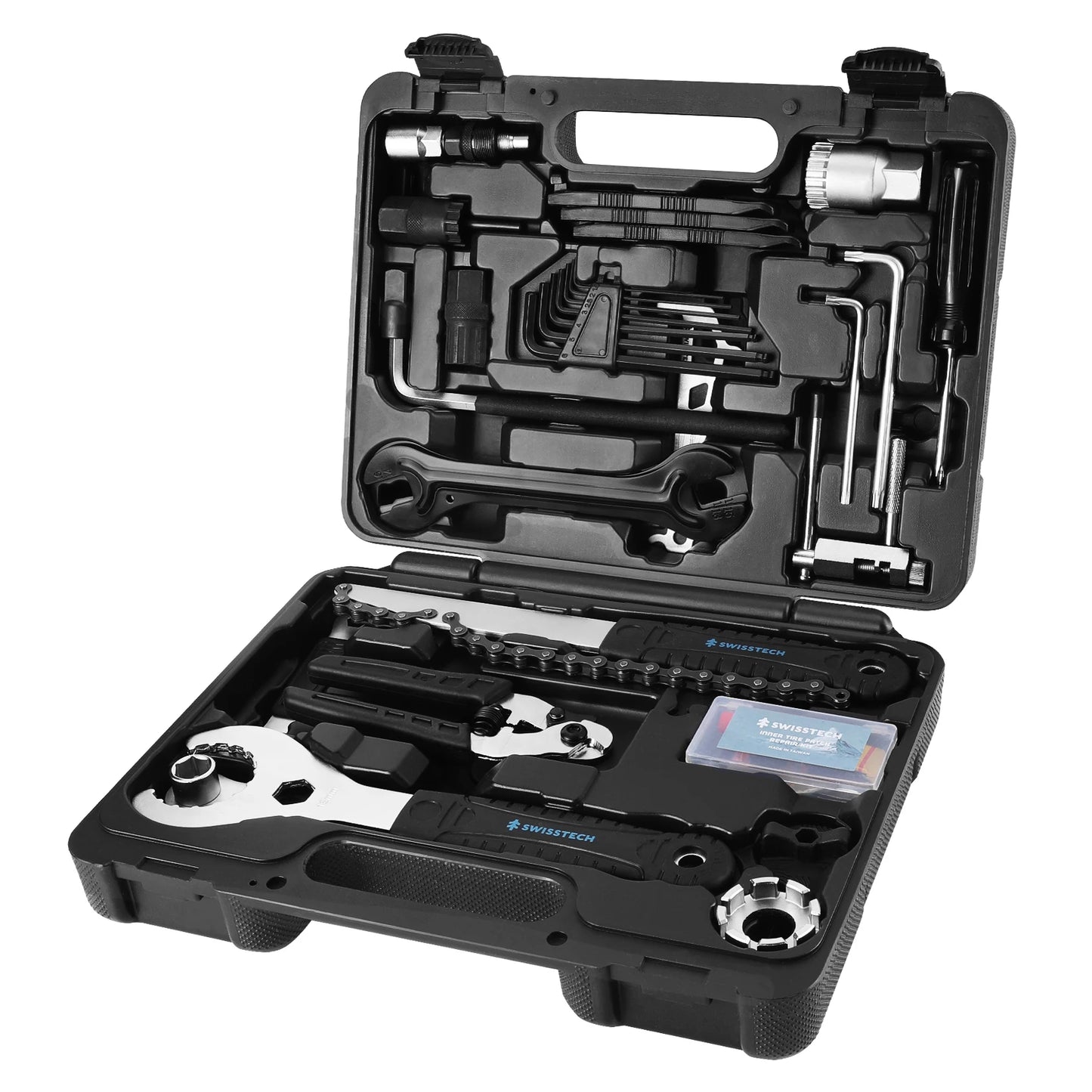 Swiss Tech 30 Piece Bike Repair Tool Kit with Case