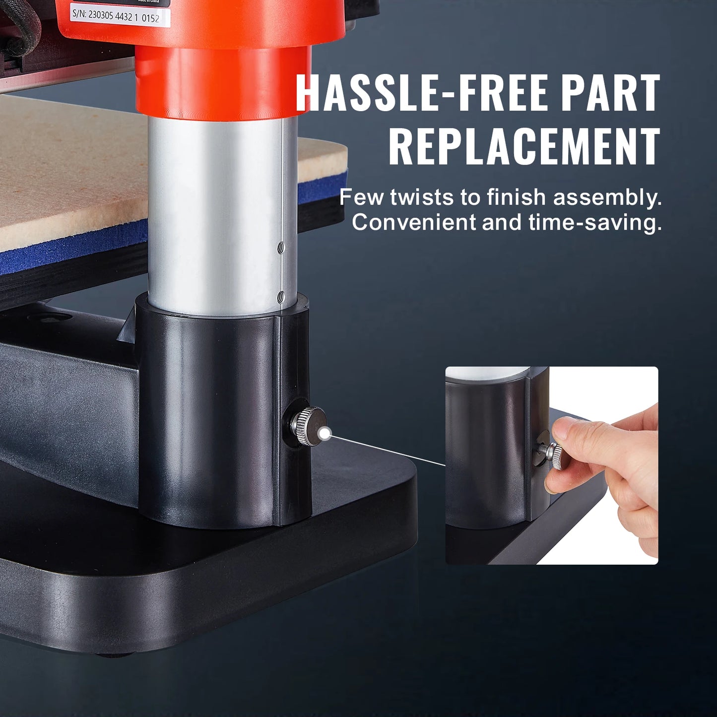 SucceBuy 5 in 1 Heat Press Machine for Sublimation Printing