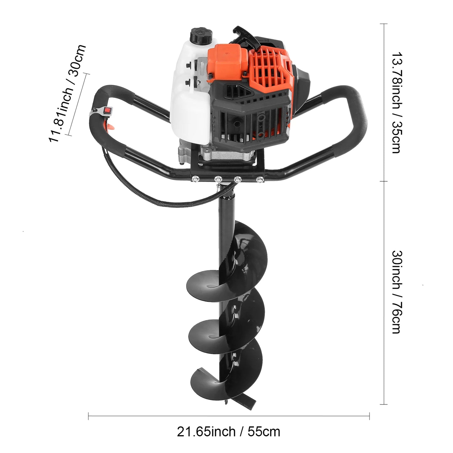 SucceBuy Gas Powered Post Hole Digger for Easy Ground Boring
