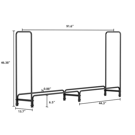 Outdoor Fire Wood Log Rack for Fireplace Heavy Duty