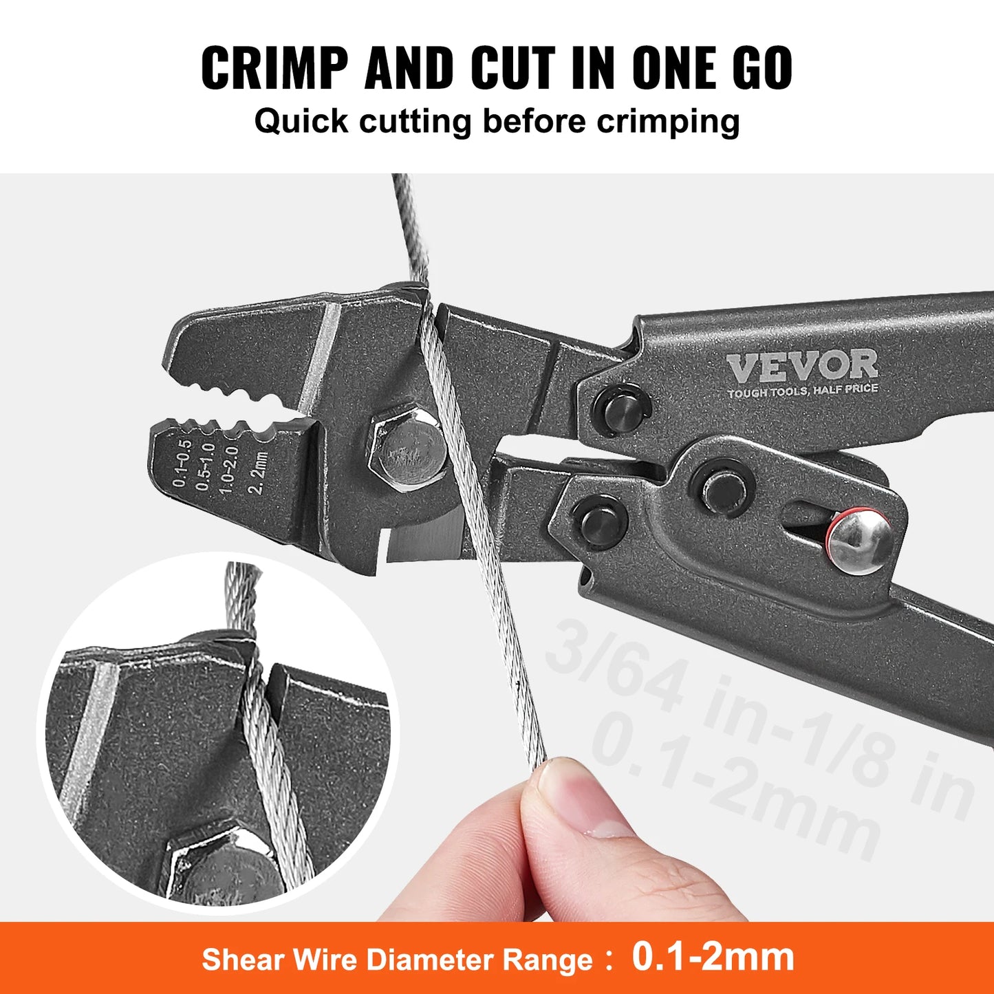 SucceBuy Multifunctional Crimping Tool and Cable Cutter Kit