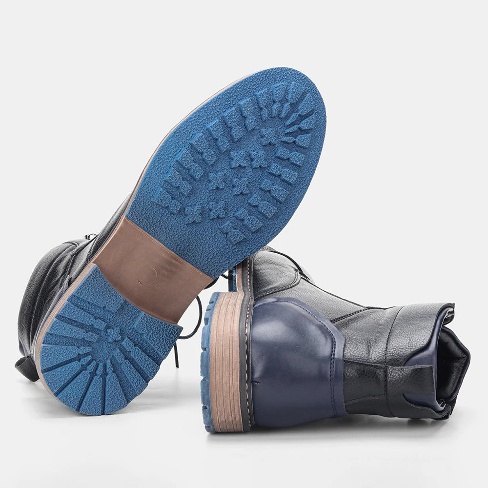 Classical Men Boots 2025 Fashion Comfortable Spring Leather