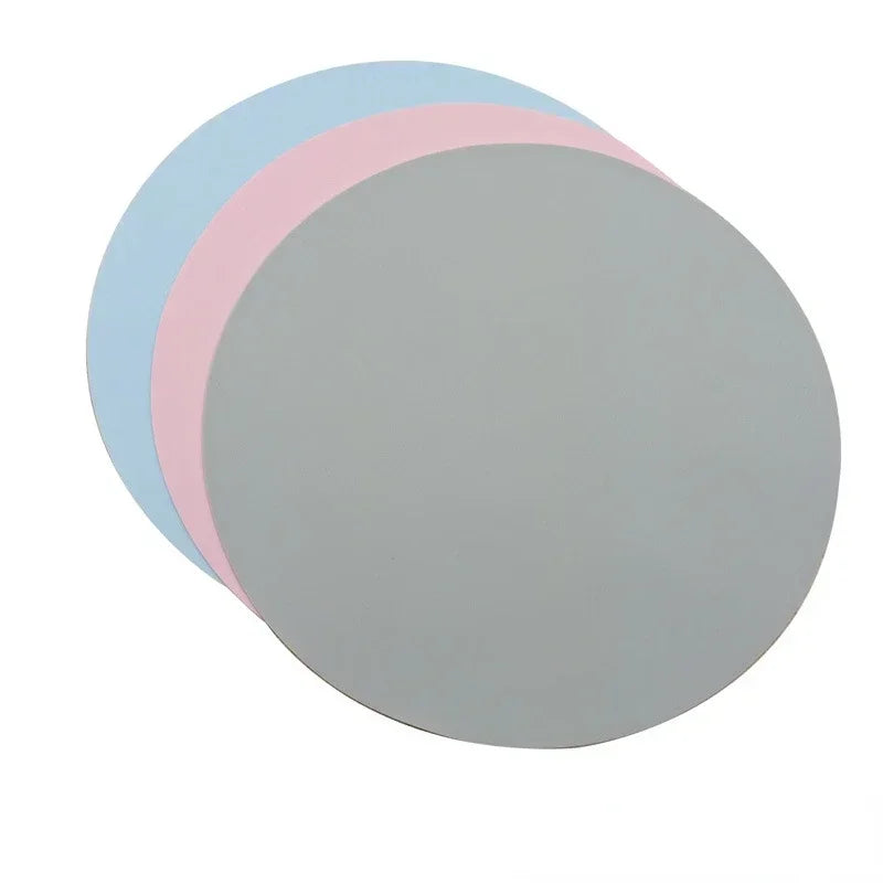 Mat Spill Proof Pet Bowl Silicone Feeding Anti Slip Cat Shaped Fountain Feeder Round Accessories Dog For Drinking