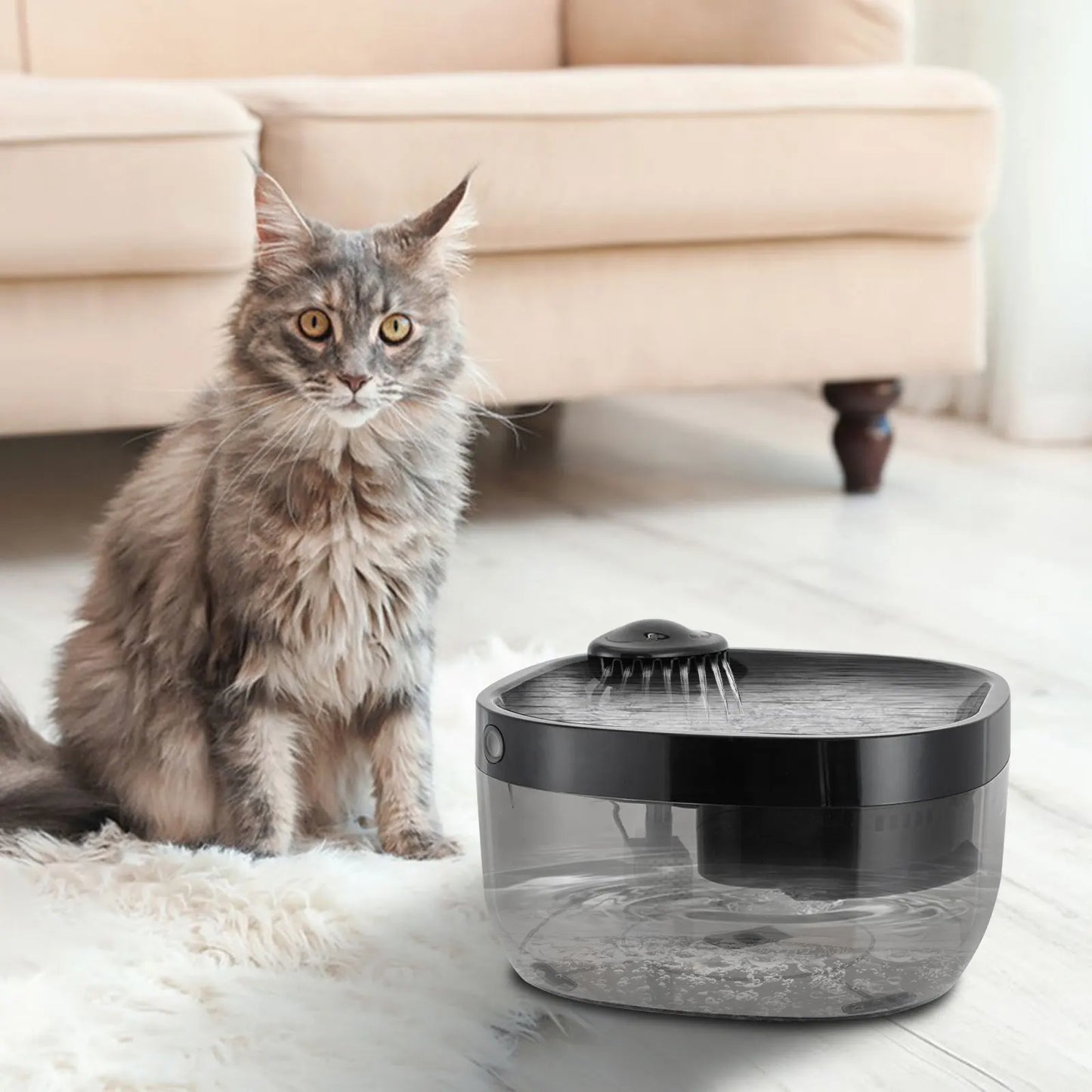 Pet Water Dispenser Automatic Fresh Water Supply Smart Design for Cats and Dogs Hygienic and Convenient