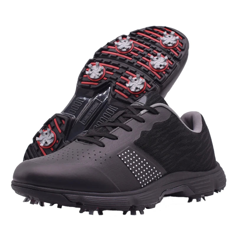 Men Golf Shoes Spiked Sneakers Anti Slip Footwear Pro